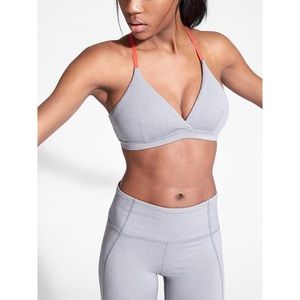 Athleta Gray Inhale Bra